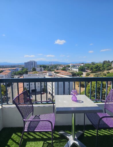 Vue Purple Lovt Balcon terrasse